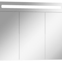 Шкаф-зеркало Аврора 85 с подсветкой LED Домино (DV8010HZ) в Ревде - revda.mebel24.online | фото 1