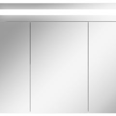 Шкаф-зеркало Аврора 90 с подсветкой LED Домино (DV8011HZ) в Ревде - revda.mebel24.online | фото 4