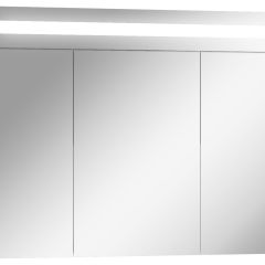 Шкаф-зеркало Аврора 90 с подсветкой LED Домино (DV8011HZ) в Ревде - revda.mebel24.online | фото