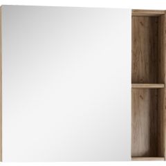 Шкаф-зеркало Craft 80 левый/правый Домино (DCr2204HZ) в Ревде - revda.mebel24.online | фото 1