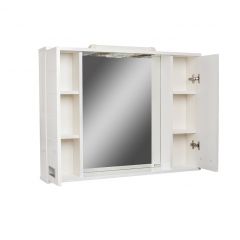Шкаф-зеркало Cube 90 Эл. Домино (DC5012HZ) в Ревде - revda.mebel24.online | фото 3