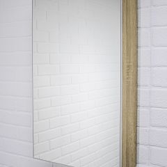 Шкаф-зеркало Мечта 50 Дуб сонома АЙСБЕРГ (DM2318HZ) в Ревде - revda.mebel24.online | фото 3