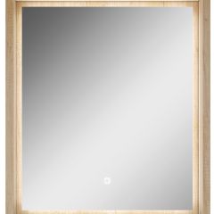 Шкаф-зеркало Nice 60 с подсветкой Домино (DN4706HZ) в Ревде - revda.mebel24.online | фото 2