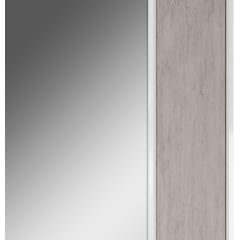 Шкаф-зеркало Uno 60 Дуб серый левый/правый Домино (DU1503HZ) в Ревде - revda.mebel24.online | фото 5