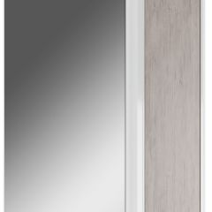 Шкаф-зеркало Uno 60 Дуб серый левый/правый Домино (DU1503HZ) в Ревде - revda.mebel24.online | фото