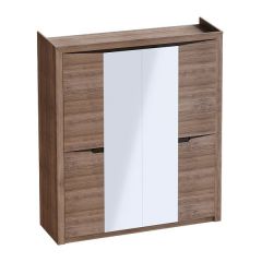 СОРЕНТО МС Спальный гарнитур (Дуб стирлинг) в Ревде - revda.mebel24.online | фото 5