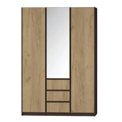 Спальня Флоренция (Венге/Дуб Крафт Золотой) в Ревде - revda.mebel24.online | фото 5