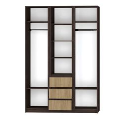 Спальня Флоренция (Венге/Дуб Крафт Золотой) в Ревде - revda.mebel24.online | фото 6