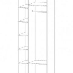 КОСТА-РИКА Шкаф 2-х створчатый (шимо темный/шимо светлый) в Ревде - revda.mebel24.online | фото 2