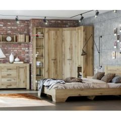 КВАДРО Спальный гарнитур (модульный) в Ревде - revda.mebel24.online | фото 2
