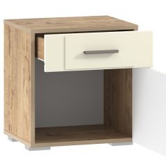 Спальня Livorno Тумба НМ 013.62 Х (Софт Панакота/Дуб Бунратти) в Ревде - revda.mebel24.online | фото 2
