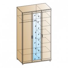 Спальня Мелисса композиция 3 (Акация Молдау) в Ревде - revda.mebel24.online | фото 4