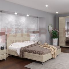 Спальня Мелисса композиция 4 (Ясень Асахи) в Ревде - revda.mebel24.online | фото 3