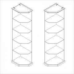 Спальня модульная Мишель (белый матовый/экокожа) в Ревде - revda.mebel24.online | фото 5