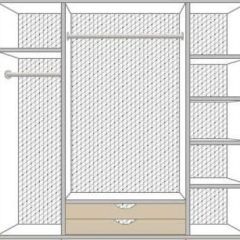 Спальня Ольга (комплект 4 дв.) беж/золото в Ревде - revda.mebel24.online | фото 3