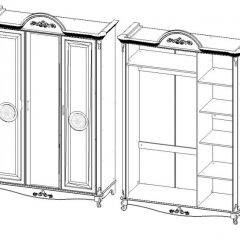 Спальный гарнитур Да Винчи (модульная) в Ревде - revda.mebel24.online | фото 8
