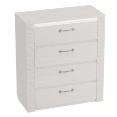 Спальный гарнитур Элана (модульная) Бодега белая в Ревде - revda.mebel24.online | фото 4