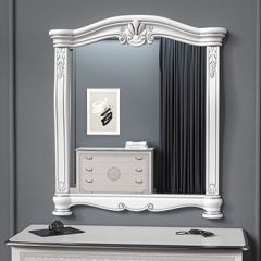 Спальный гарнитур Грация (модульный) белый/серебро в Ревде - revda.mebel24.online | фото 5