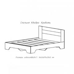 КВАДРО-2 Спальный гарнитур (модульный) в Ревде - revda.mebel24.online | фото 3