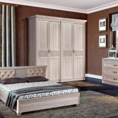 Спальный гарнитур Лючия (модульный) дуб оксфорд серый в Ревде - revda.mebel24.online | фото