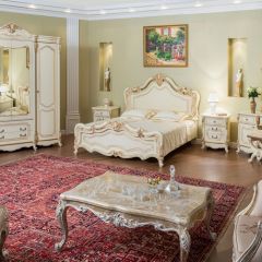 Спальный гарнитур Мона Лиза (крем) 1600 в Ревде - revda.mebel24.online | фото