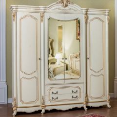 Спальный гарнитур Мона Лиза (крем) 1800 в Ревде - revda.mebel24.online | фото 6