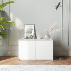 МОРИ Спальный гарнитур (белый) в Ревде - revda.mebel24.online | фото 10