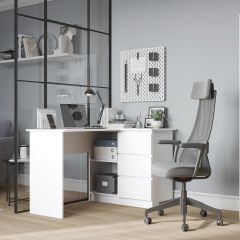 МОРИ Спальный гарнитур (белый) в Ревде - revda.mebel24.online | фото 15