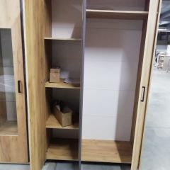 Спальный гарнитур МСП-1 (Модульный) Дуб золотой/Камень темный в Ревде - revda.mebel24.online | фото 16