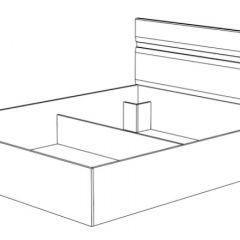 Спальный гарнитур Ненси (Венге/Белый глянец) в Ревде - revda.mebel24.online | фото 3