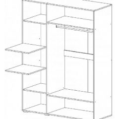 Спальный гарнитур Ненси (Венге/Белый глянец) в Ревде - revda.mebel24.online | фото 17