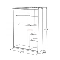Спальный гарнитур Ольга-13 (модульный) в Ревде - revda.mebel24.online | фото 23