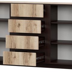 ПРАГА Спальный гарнитур Серия 3 (Дуб Делано/Дуб Венге) в Ревде - revda.mebel24.online | фото 10