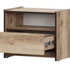 ПРАГА Спальный гарнитур Серия 3 (Дуб Делано/Дуб Венге) в Ревде - revda.mebel24.online | фото 15