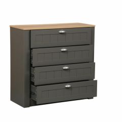 Спальный гарнитур Прованс (модульный) Диамант серый в Ревде - revda.mebel24.online | фото 8