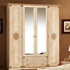 Спальный гарнитур Рома (модульный) беж в Ревде - revda.mebel24.online | фото 4