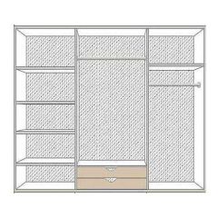 Спальный гарнитур Роза (модульная) беж в Ревде - revda.mebel24.online | фото 4