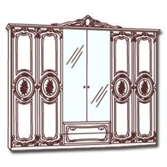 Спальный гарнитур Роза (модульная) беж в Ревде - revda.mebel24.online | фото 3
