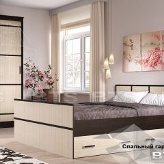 САКУРА Спальный гарнитур (модульная) венге/лоредо в Ревде - revda.mebel24.online | фото 2