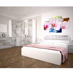 Спальный гарнитур Сорренто EVO (модульный) в Ревде - revda.mebel24.online | фото 3