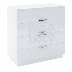 Спальный гарнитур Тиффани (БЕЛЫЙ ТЕКСТУРНЫЙ/БЕЛЫЙ) в Ревде - revda.mebel24.online | фото 12