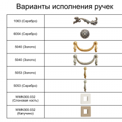 Спальный гарнитур Тиффани Premium слоновая кость/серебро в Ревде - revda.mebel24.online | фото 5