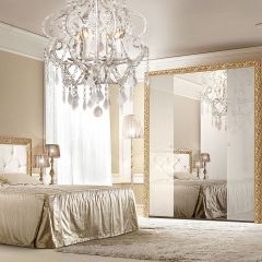 Спальный  гарнитур Тиффани Premium слоновая кость/золото в Ревде - revda.mebel24.online | фото 2
