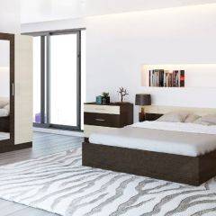 Спальный гарнитур Леси + 4-х створчатый шкаф в Ревде - revda.mebel24.online | фото 3