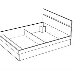 Спальный гарнитур Вегас (модульный) в Ревде - revda.mebel24.online | фото 4