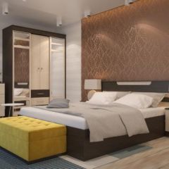 Спальный гарнитур Юнона (вариант-1) в Ревде - revda.mebel24.online | фото