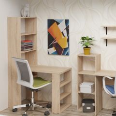 Стеллаж Элемент-1 (дуб сонома) в Ревде - revda.mebel24.online | фото 5