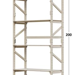 Стеллаж Конструктор Арт.СR2000-1 в Ревде - revda.mebel24.online | фото 2