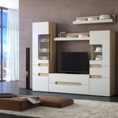 Стенка Палермо (модульная) Эко в Ревде - revda.mebel24.online | фото