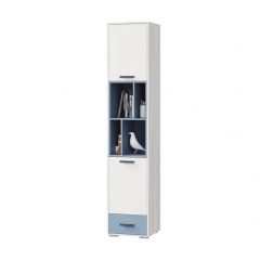 СТИЧ Шкаф для книг с 2мя дверями и 1 ящиком в Ревде - revda.mebel24.online | фото